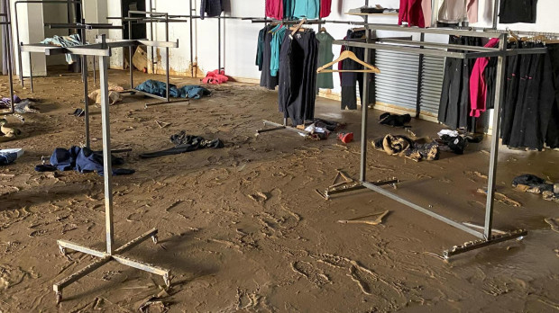 El centro comercial de Bonaire, en Aldaia (Valencia), epicentro de algunas de las imágenes más impactantes de las inundaciones.