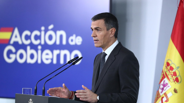 El presidente del Gobierno, Pedro Sánchez