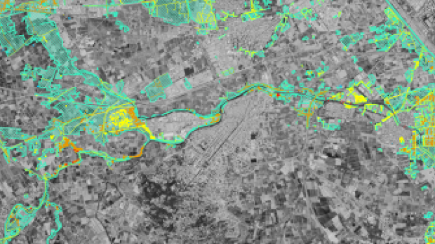 Inundaciones de la DANA vistas desde el espacio