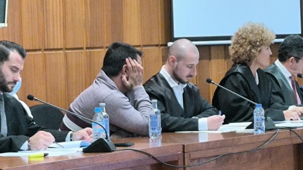 Imagen del banquillo de los acusados del crimen de K.M. en Jumilla (Murcia)