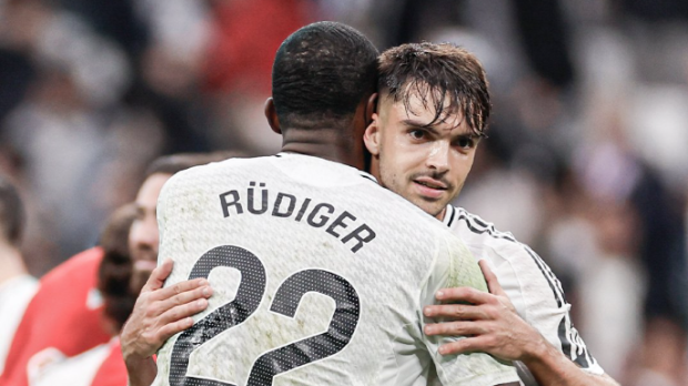 Raúl Asencio está formando pareja con Antonio Rüdiger