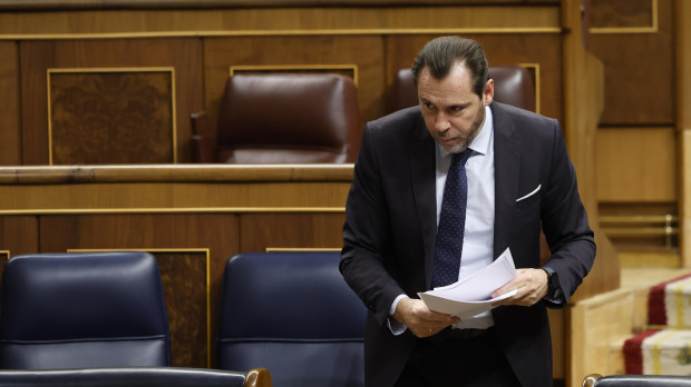 El ministro Óscar Puente, en el Congreso