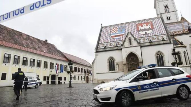 Imagen de archivo de la Policía de Zagreb (Croacia)