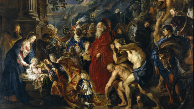 La Adoración de los Reyes Magos de Rubens