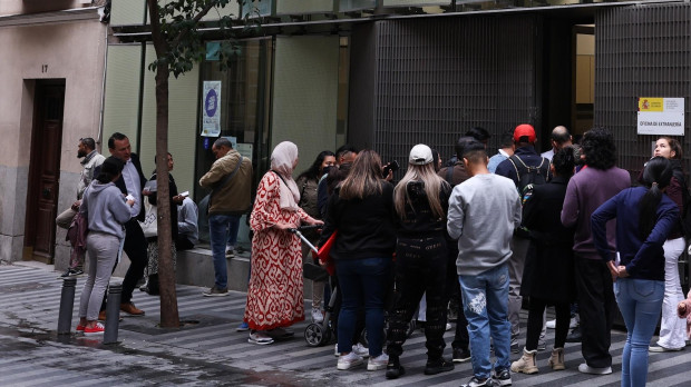 Oficina de extranjería en Madrid, en una imagen de archivo