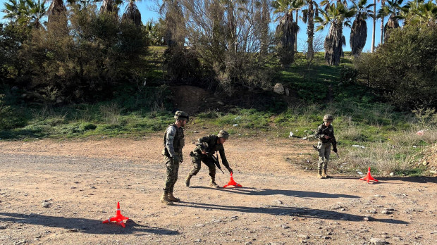 Militares del Tercio Gran Capitán 1 de La Legión realizan misiones de Control de Zona en Melilla