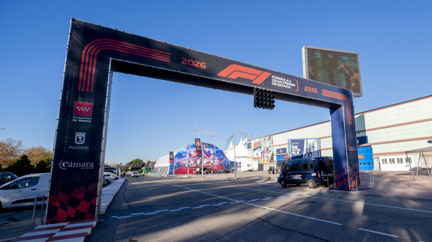 (Foto de ARCHIVO) Arco de salida que tendrá el Gran Premio de España de Fórmula 1, en IFEMA Madrid, a 5 de diciembre de 2024, en Madrid (España). Madrid organizará el Gran Premio de España de Fórmula 1 desde 2026 y hasta 2035, por lo que el Mundial de la mayor competición del automovilismo volverá a la capital española más de 40 años después. El anteproyecto del concepto del circuito contará con una longitud de 5,474 km, 20 curvas y una vuelta de clasificación de 1 minuto y 32 segundos. El trazado utilizará los viales de IFEMA Madrid, tanto del recinto actual como los futuros de la parcela de Valdebebas. Alberto Ortega / Europa Press 05 DICIEMBRE 2024;IFEMA;FÓRMULA 1;F1;MADRID;COMPETICIÓN;CARRERAS;COCHES; 05/12/2024