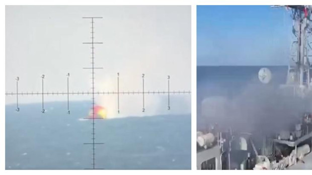 La fragata Santa María (F-81) ha llevado a cabo ejercicios de adiestramiento de zafarrancho de combate y tiro