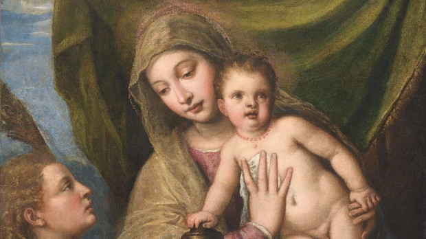 Virgen con el Niño y Santa María Magdalena, de Tiziano