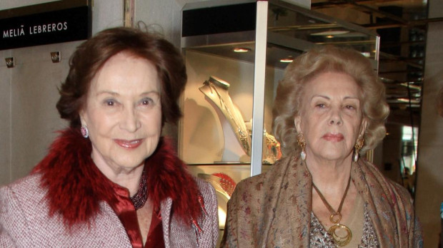 Carmen Franco con la duquesa de Montealegre