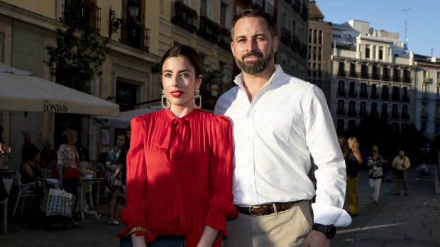 Lidia Bedman y Santiago Abascal, en una imagen de archivo