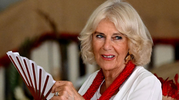 Queen Camilla arrive at Moata'a Village for a Ceremonial Welcome, Samoa - 24 Oct 2024