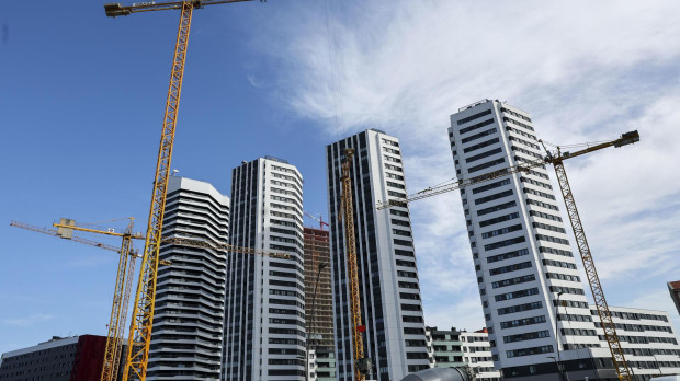 Vivienda en construcción en Bilbao