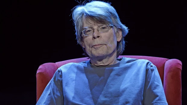 Stephen King durante una charla