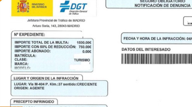 La recepción de multas terminará siendo instantánea