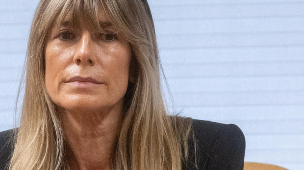 La mujer del presidente del Gobierno, Begoña Gómez, durante la Comisión de Investigación en la Asamblea de Madrid