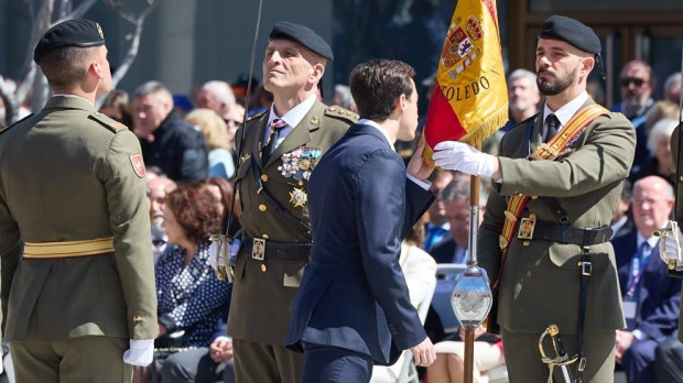 Imagen de la jura de Bandera celebrada este sábado en Alcobendas