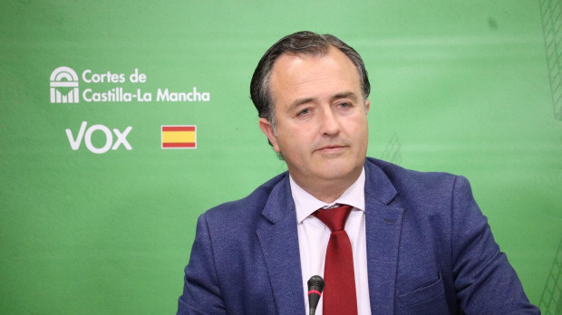 El presidente de Vox en Castilla-La Mancha, David Moreno