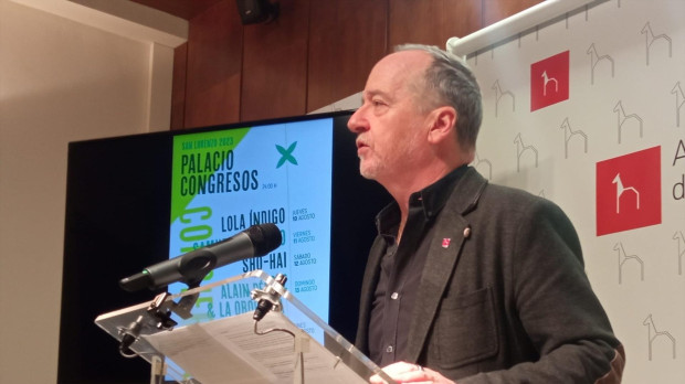 El concejal de Fiestas del Ayuntamiento de Huesca, Ramón Lasaosa