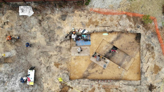 Las excavaciones que descubrieron las fortificaciones británicas tuvieron lugar en el emplazamiento de un proyecto de vivienda unifamiliar en San Agustín (Florida).