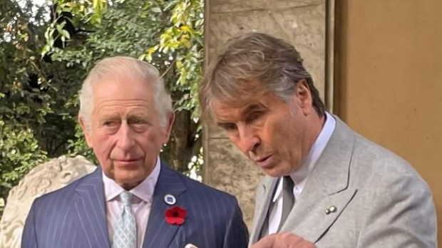 El Rey Carlos III con Brunello Cucinelli
