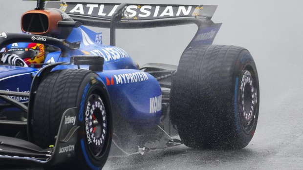 El español Carlos Sainz (Williams) firmó su mejor actuación con su nueva escudería al clasificar sexto
