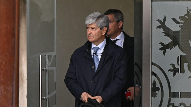 El constructor Fernando Martín a su salida de la Audiencia Nacional