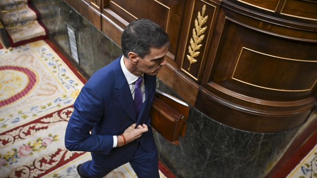 Pedro Sánchez, durante su comparecencia del miércoles en el Congreso