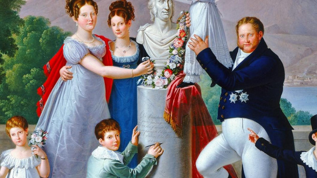 La familia de Francisco I de las Dos Sicilias