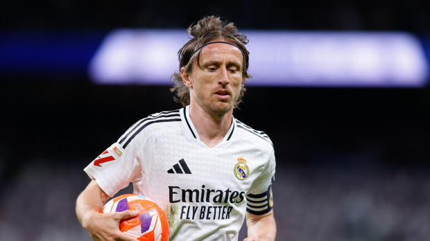 Luka Modric, en un partido de esta temporada con el Real Madrid