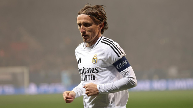 Luka Modric, en un partido de esta temporada con el Real Madrid