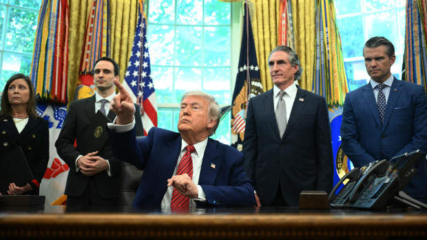 Donald Trump, en la Casa Blanca