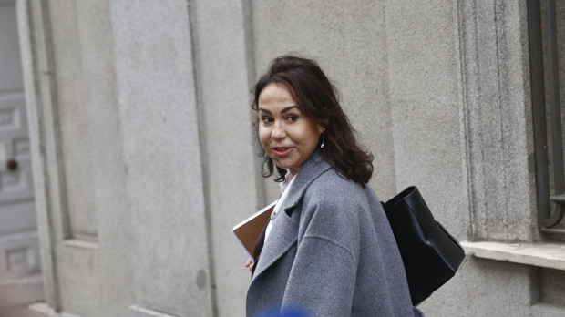 La ex presidenta de ADIF Isabel Pardo de Vera a su llegada al Tribunal Supremo