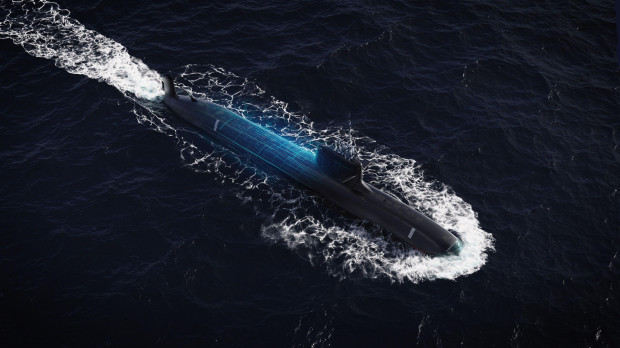 Imagen con la que Navantia "vende" la candidatura del submarino S-80 para la Marina canadiense