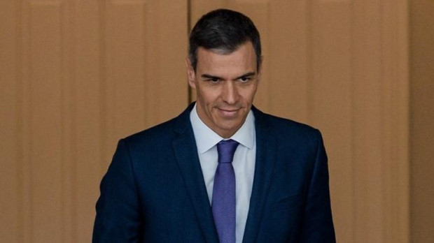 El presidente del Gobierno, Pedro Sánchez, en el Palacio de la Moncloa el pasado 29 de mayo