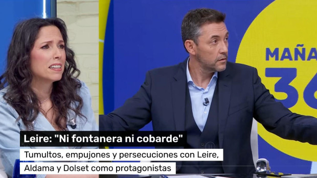 De izquierda a derecha, Marta Nebot, el presentador Javier Ruiz y el periodista Chapu Apaolaza