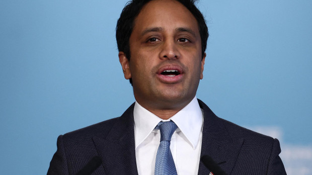 El presidente de Reform UK, Zia Yusuf, en Londres