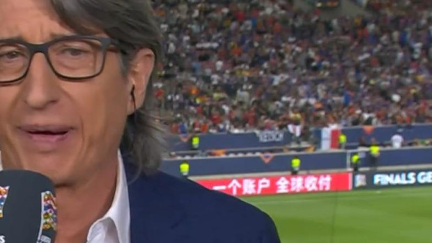 Juan Carlos Rivero, en la previa del partido España-Francia