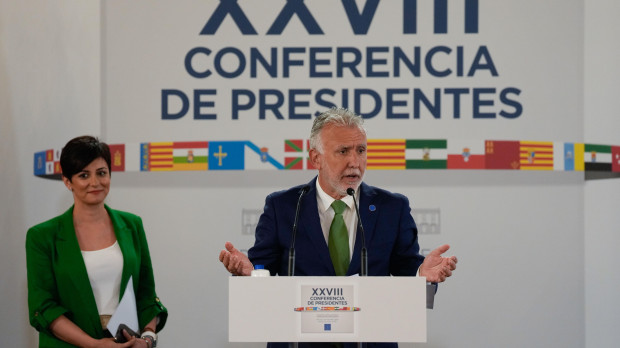 Los ministros Ángel Víctor Torres e Isabel Rodríguez