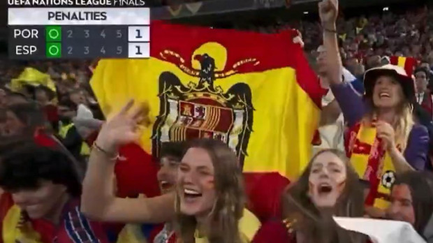 Imagen de la bandera de España que motivó el comentario de Juan Carlos Rivero