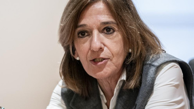La presidenta de UNESPA, Mirenchu del Valle Schaan.
