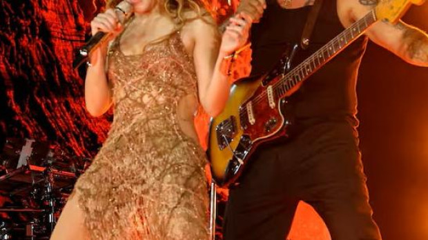 Shakira y Alejandro Sanz