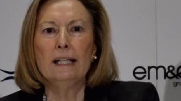 La secretaria de Estado de Defensa, Amparo Valcarce, protagoniza un desayuno informativo organizado por Executive Fórum