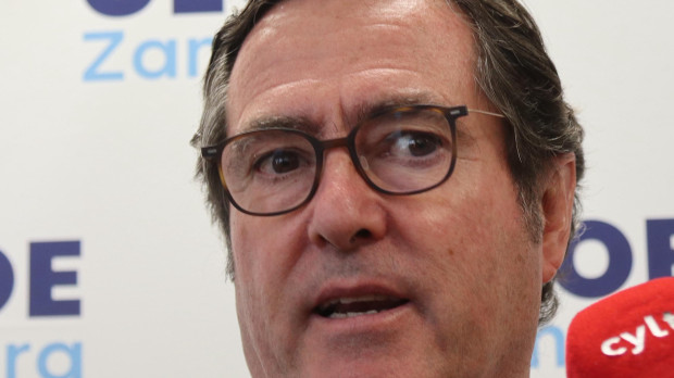 El presidente de la CEOE, Antonio Garamendi, se reúne con la junta directiva de CEOE Zamora