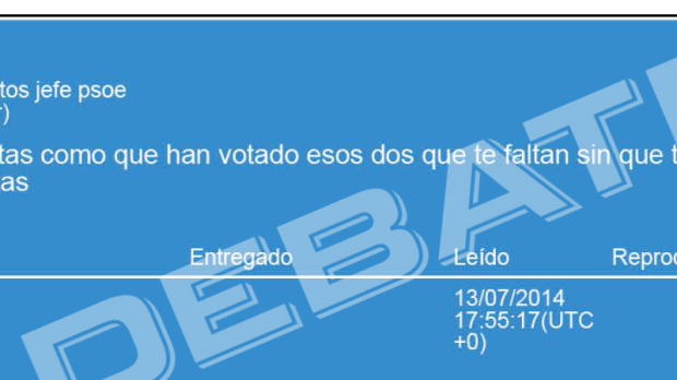 Conversación entre Santos Cerdán y Koldo García