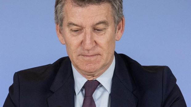 El presidente del Partido Popular, Alberto Núñez Feijóo