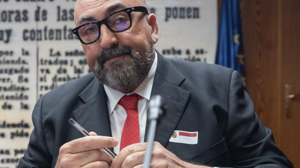 Koldo García, durante su comparecencia en la Comisión del Senado sobre la investigación de las mascarillas en abril de 2024