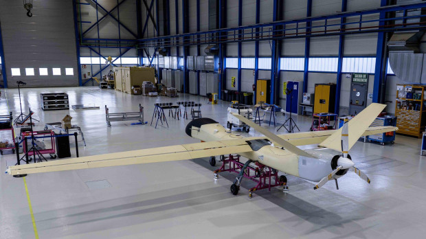 Prototipo del Sirtap, el sistema aéreo táctico no tripulado de alto rendimiento
