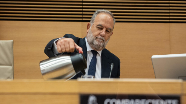 El secretario general del Centro Nacional de Inteligencia, Luis García Terán, en la Comisión de Investigación del Congrso sobr el 17-A