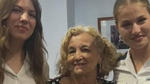 La Princesa de Asturias y la Infanta Sofía
